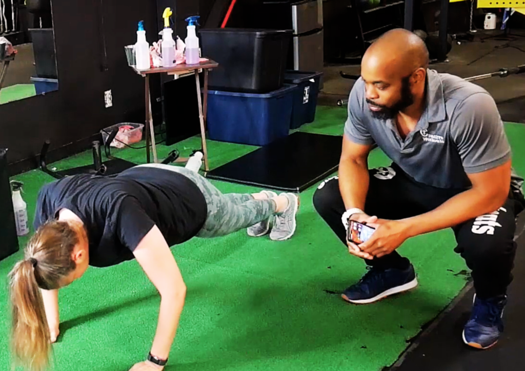 Personal training at Creative Workouts Gym in Houston